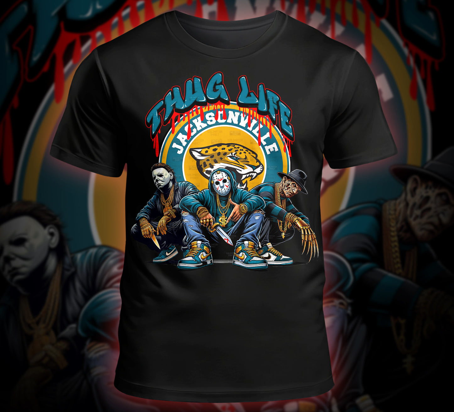 Thug Life Horror Digital Download - NFL Team Edition