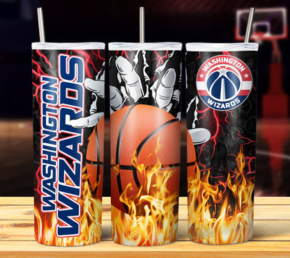 NBA Fire Hands Tumbler Wrap