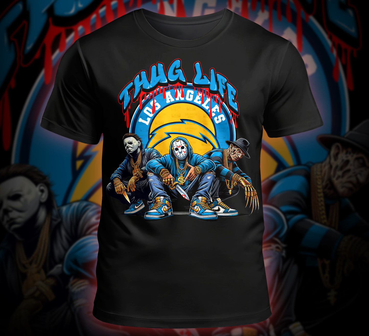 Thug Life Horror Digital Download - NFL Team Edition