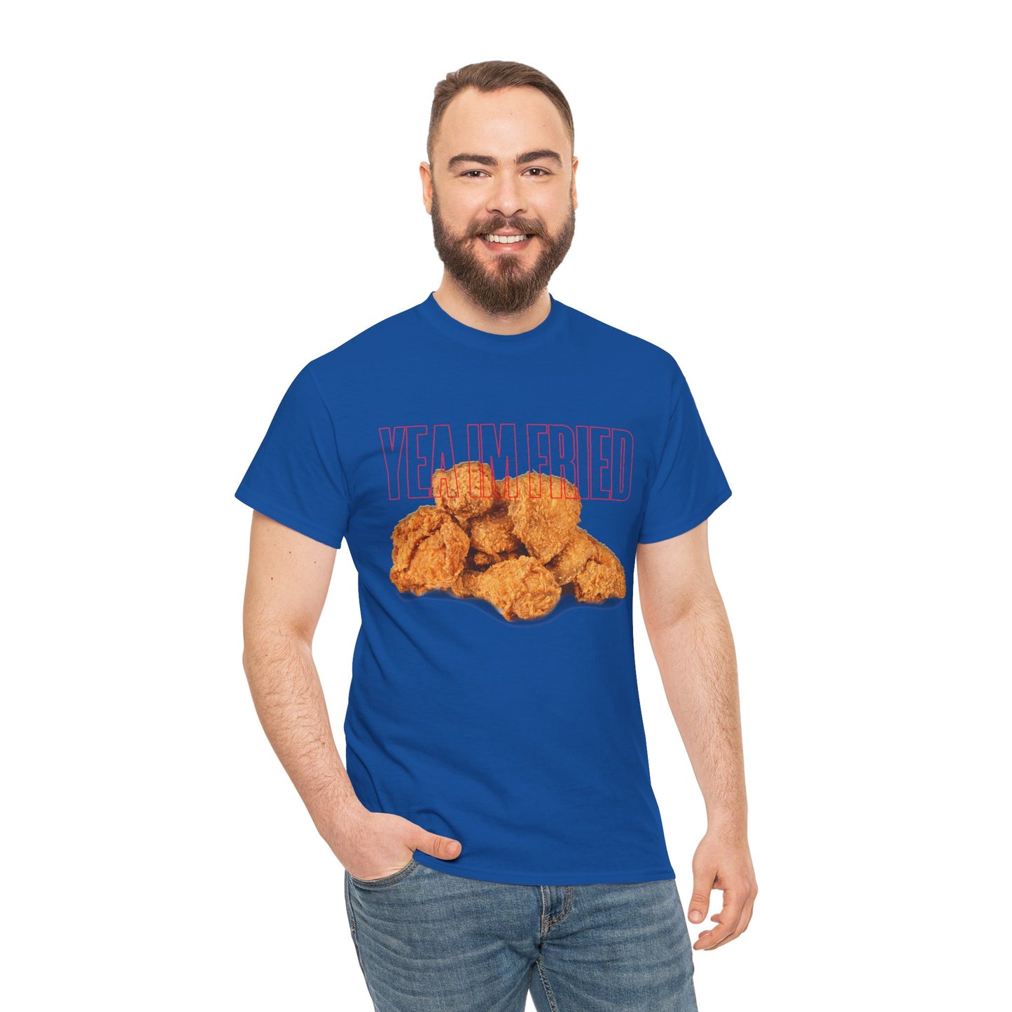"Yea I'm Fried" Crispy Humor Graphic Tee