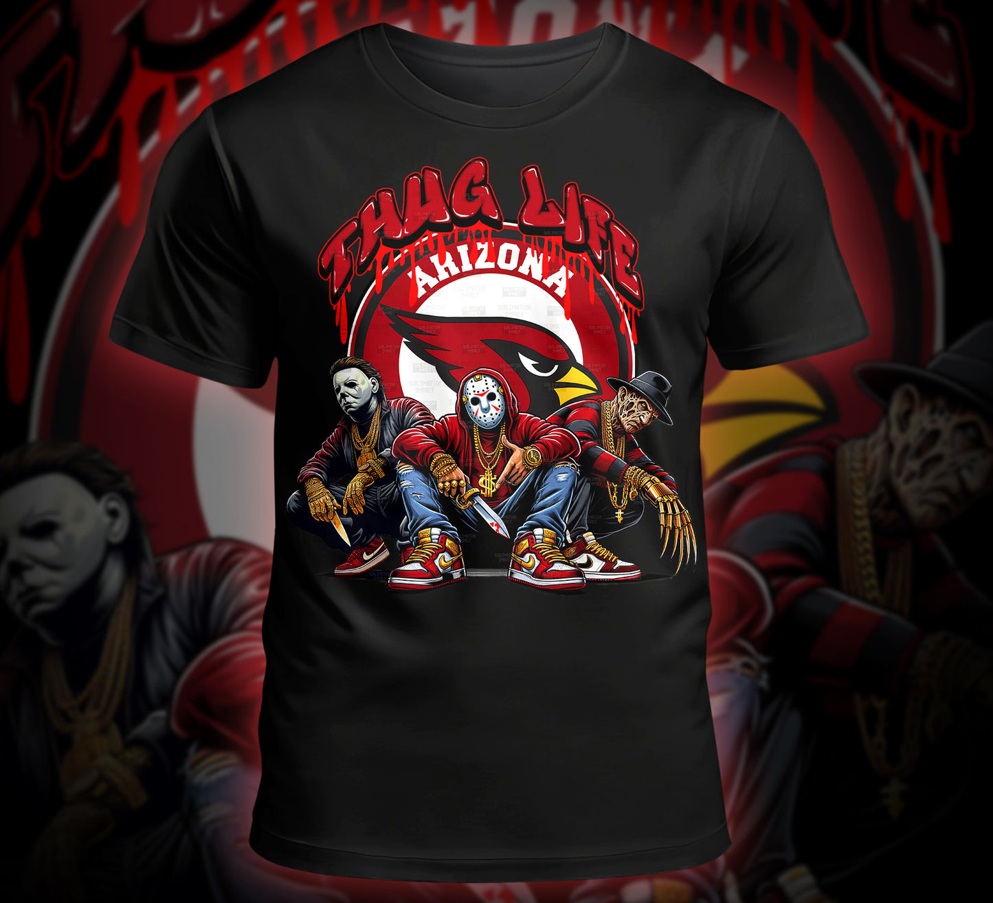 Thug Life Horror Digital Download - NFL Team Edition