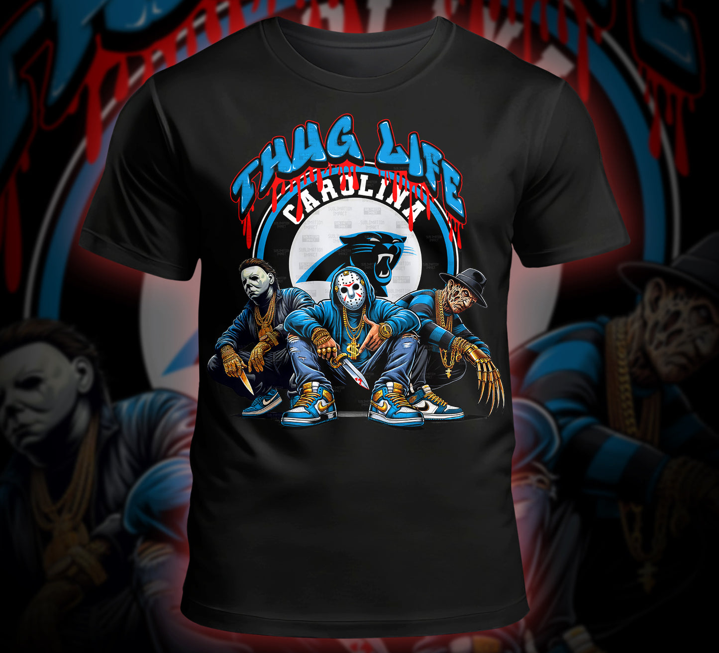 Thug Life Horror Digital Download - NFL Team Edition