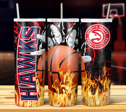 NBA Fire Hands Tumbler Wrap