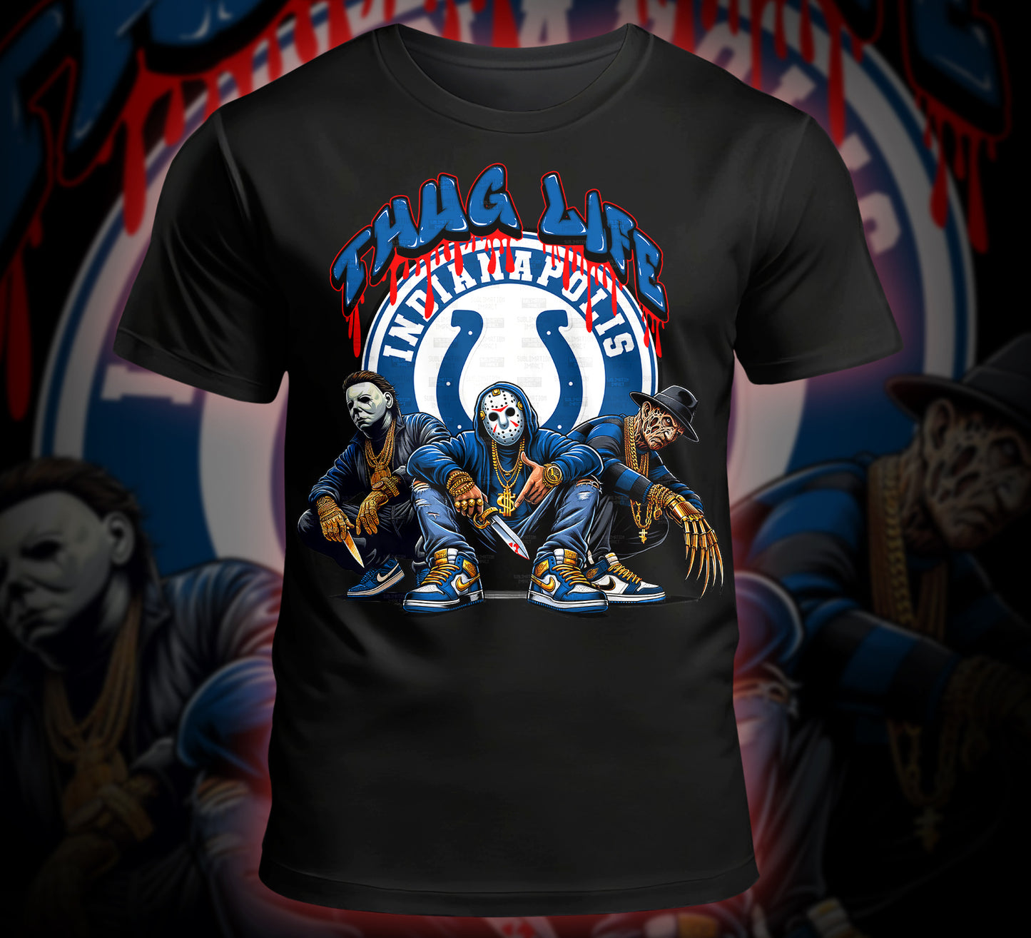 Thug Life Horror Digital Download - NFL Team Edition