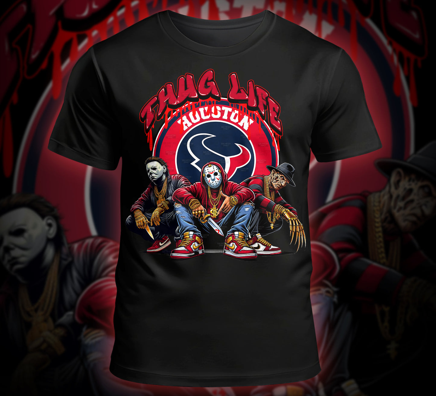 Thug Life Horror Digital Download - NFL Team Edition