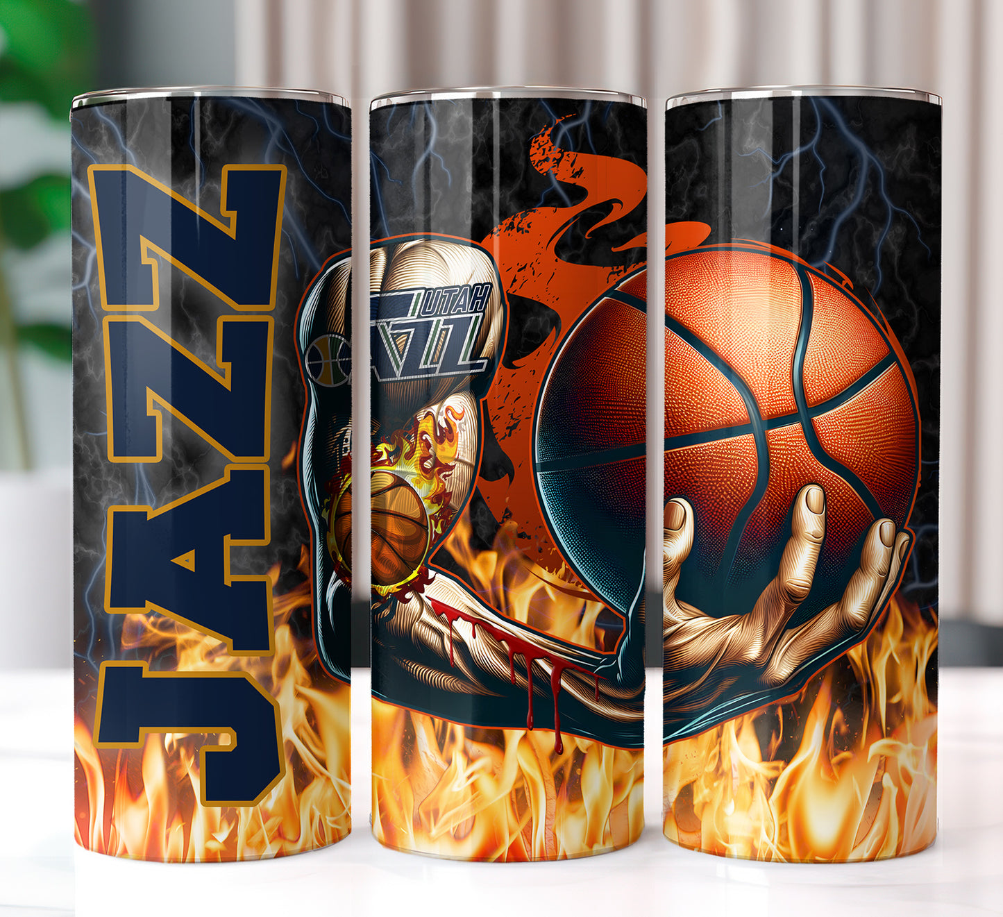 NBA Tatted Arm Tumbler Wrap