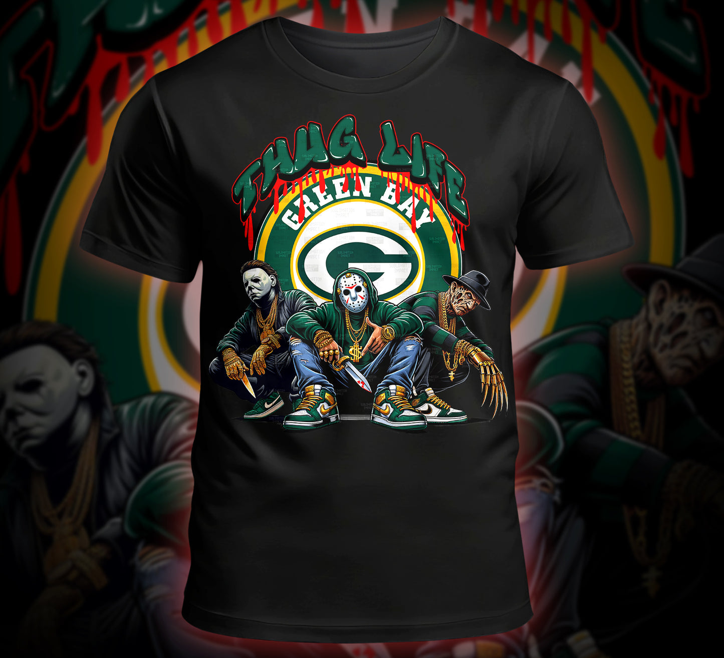 Thug Life Horror Digital Download - NFL Team Edition
