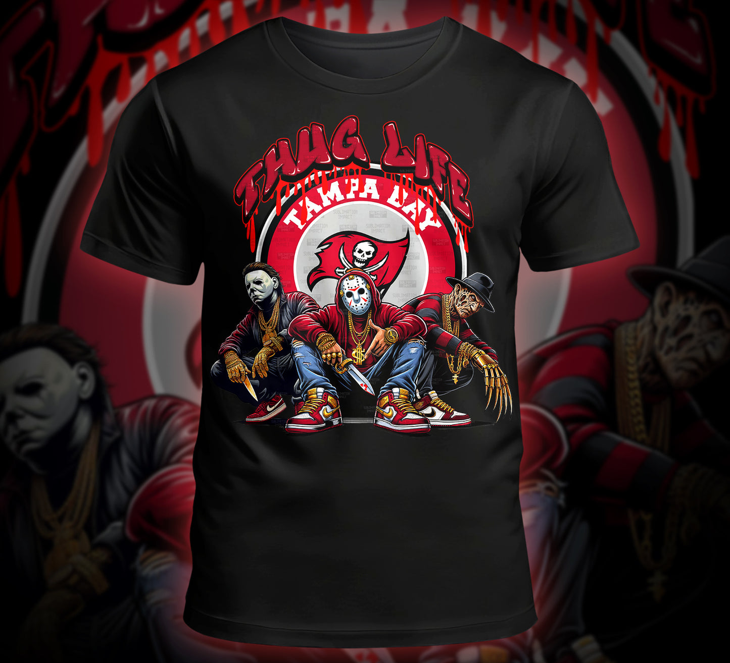 Thug Life Horror Digital Download - NFL Team Edition