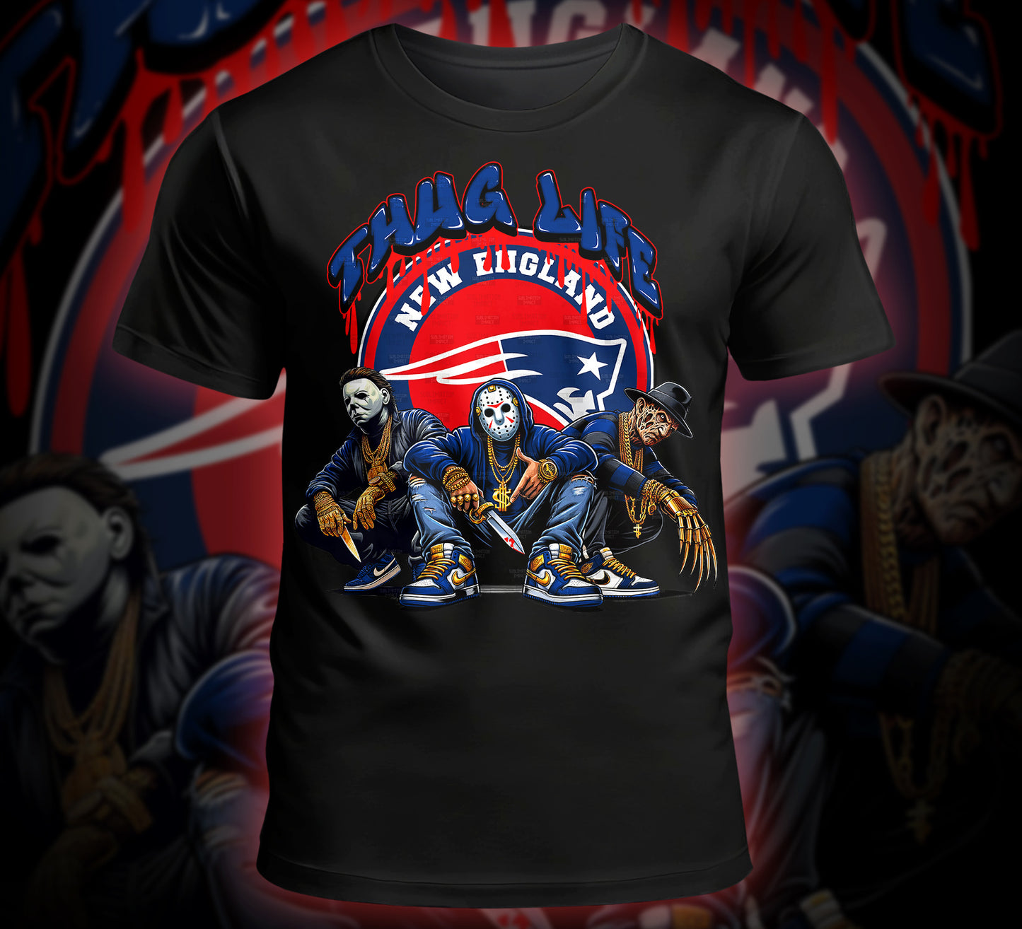 Thug Life Horror Digital Download - NFL Team Edition