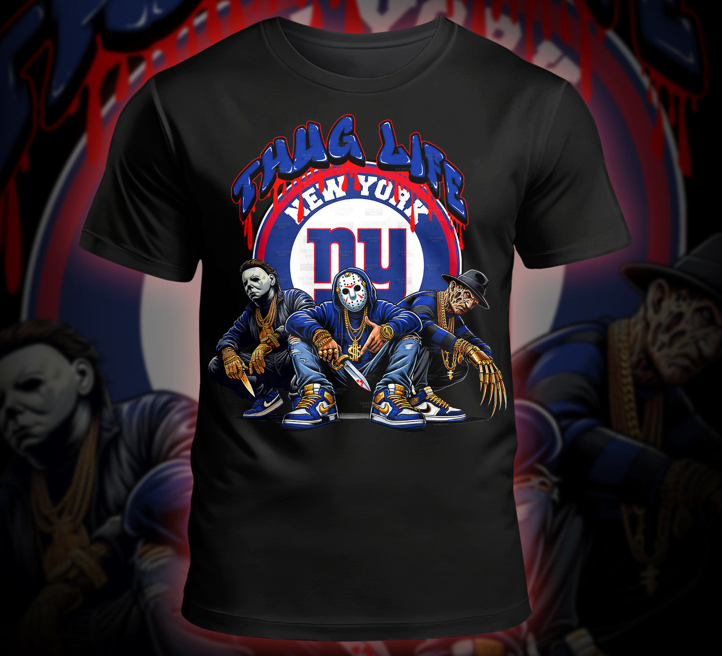 Thug Life Horror Digital Download - NFL Team Edition
