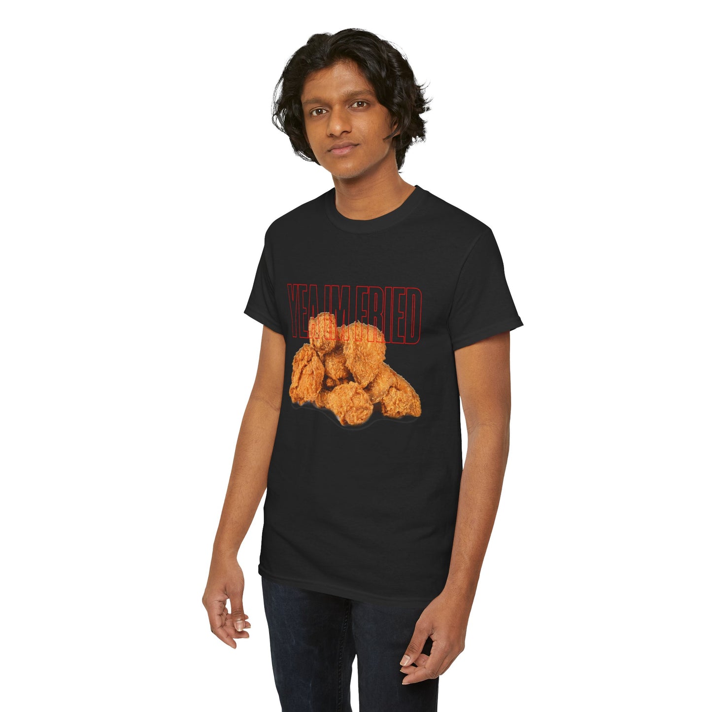 "Yea I'm Fried" Crispy Humor Graphic Tee