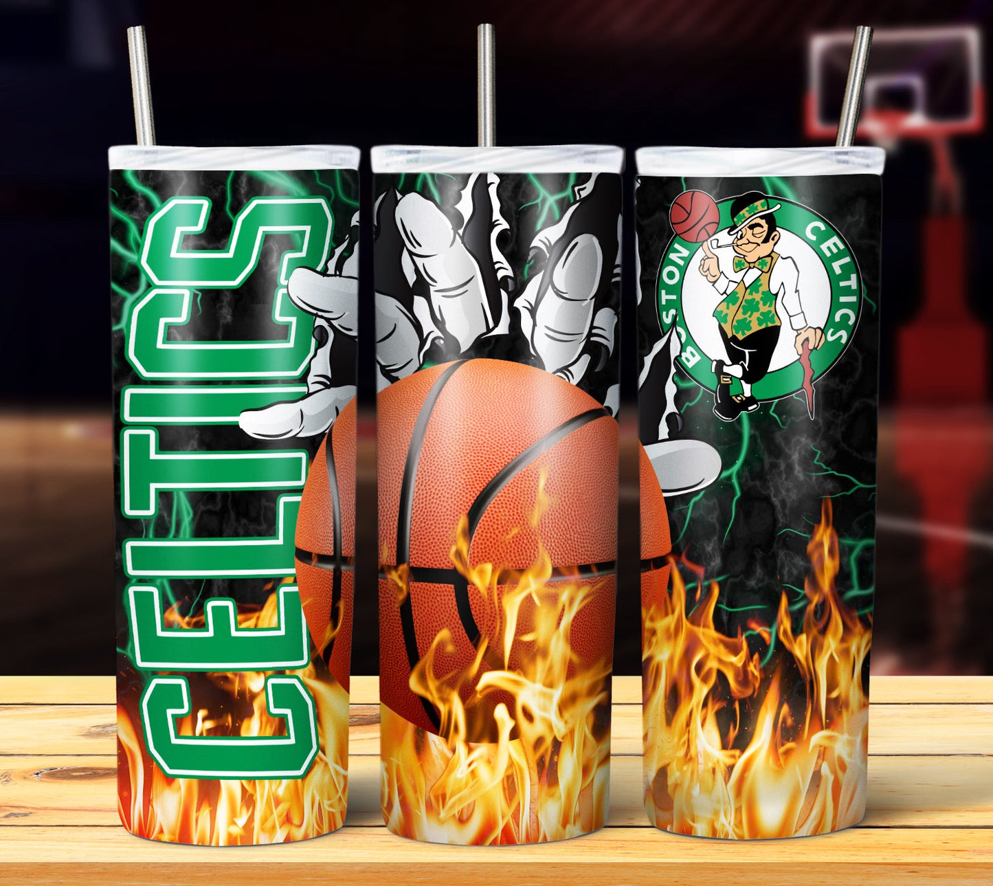 NBA Fire Hands Tumbler Wrap
