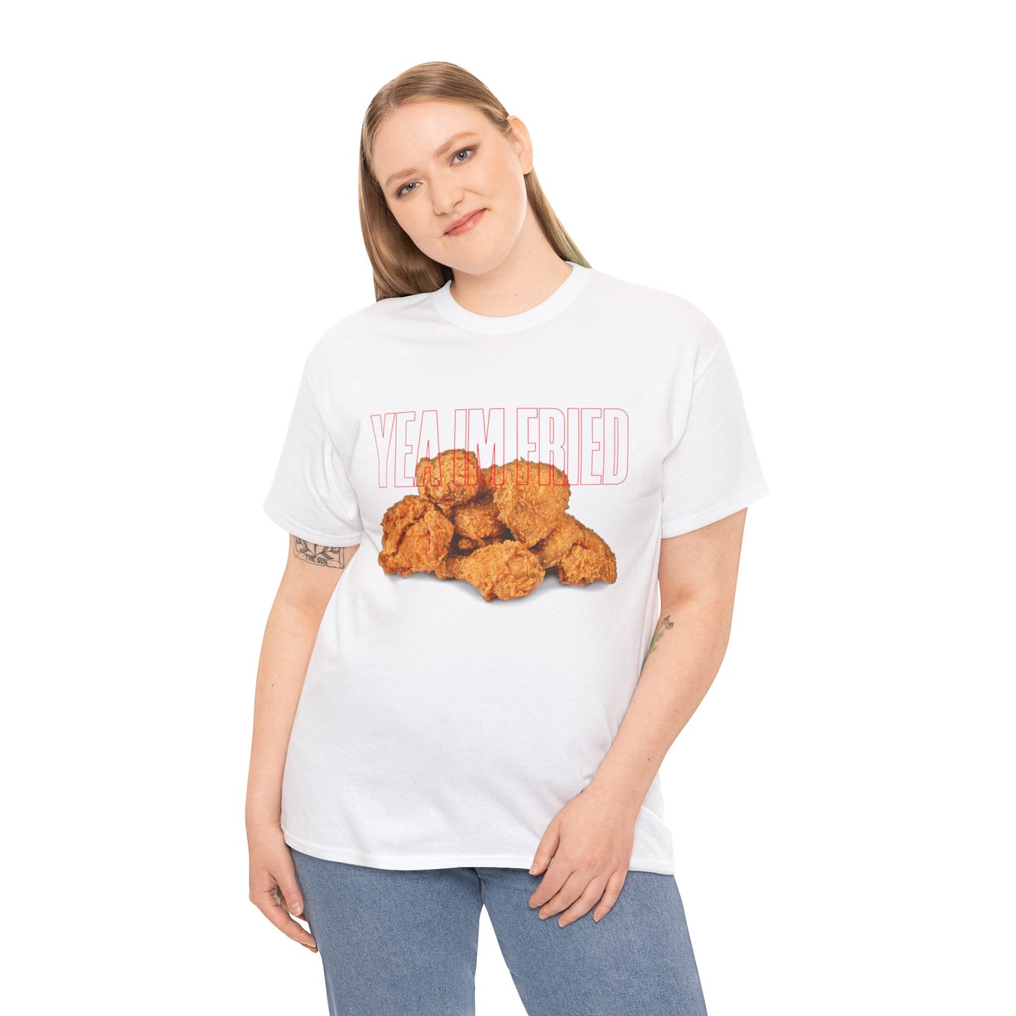 "Yea I'm Fried" Crispy Humor Graphic Tee