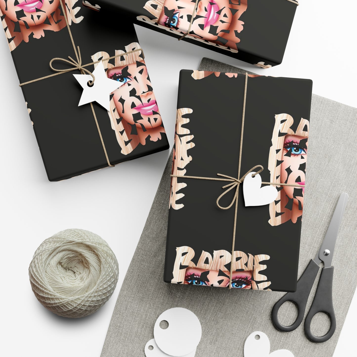 Barb Face Gift Wrap Papers