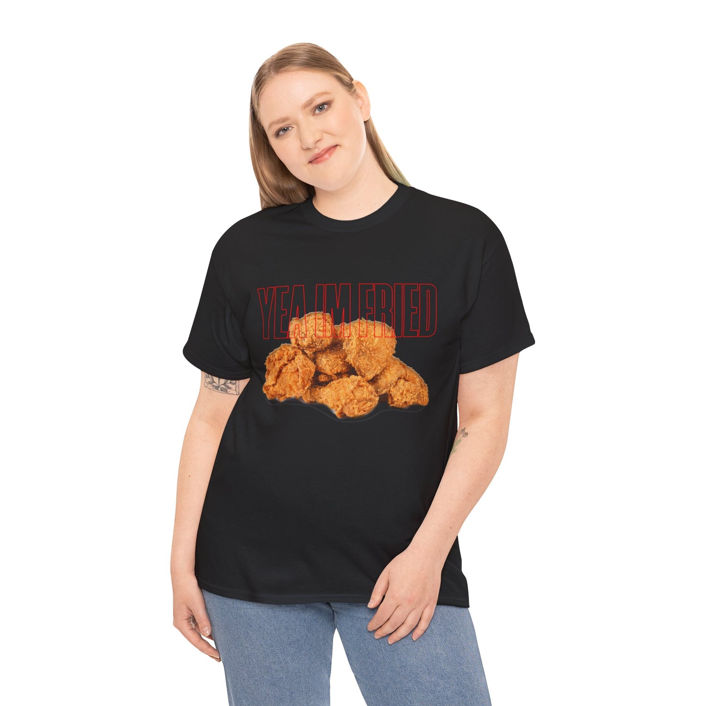"Yea I'm Fried" Crispy Humor Graphic Tee