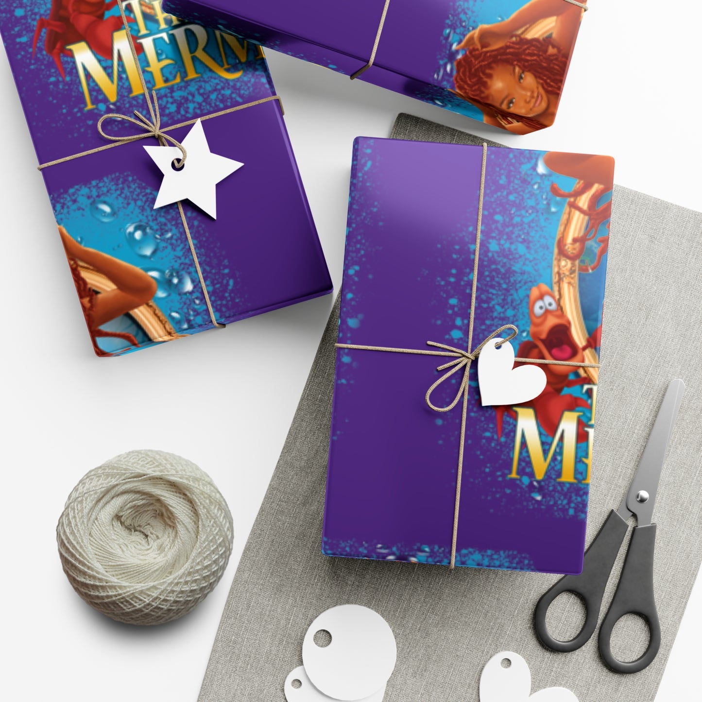 The Little Mermaid Gift Wrap Papers
