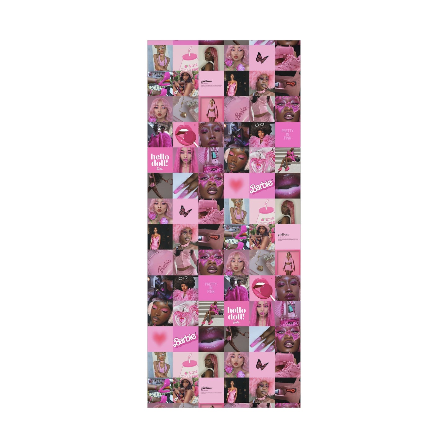 African American Barbie Gift Wrap Papers