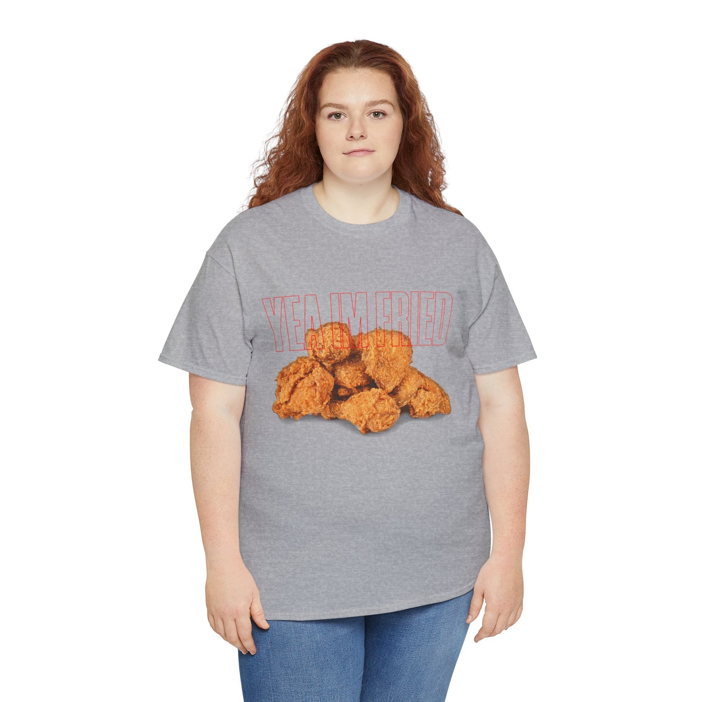 "Yea I'm Fried" Crispy Humor Graphic Tee