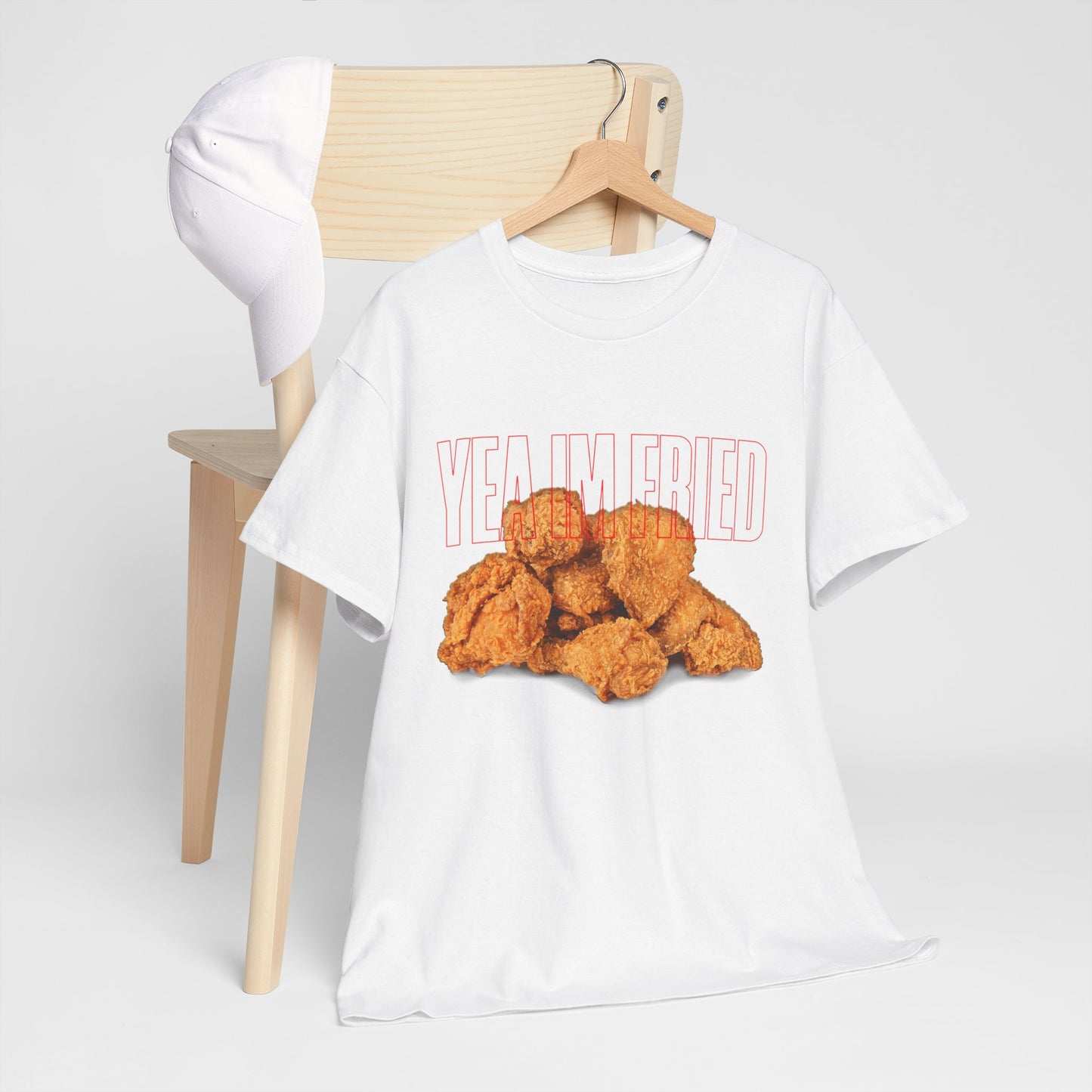 "Yea I'm Fried" Crispy Humor Graphic Tee