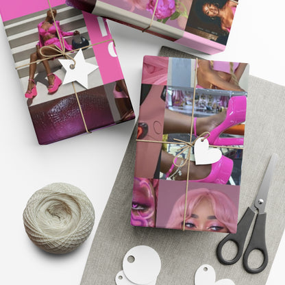 African American Barbie Gift Wrap Papers