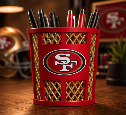 NFL Trash Can Pen Holder – All 32 Teams Available 🏈
