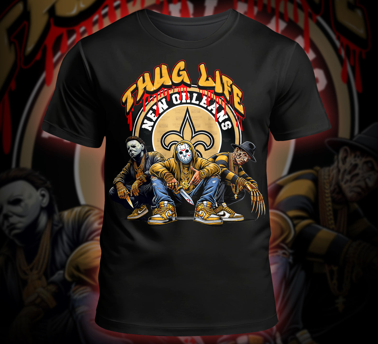 Thug Life Horror Digital Download - NFL Team Edition