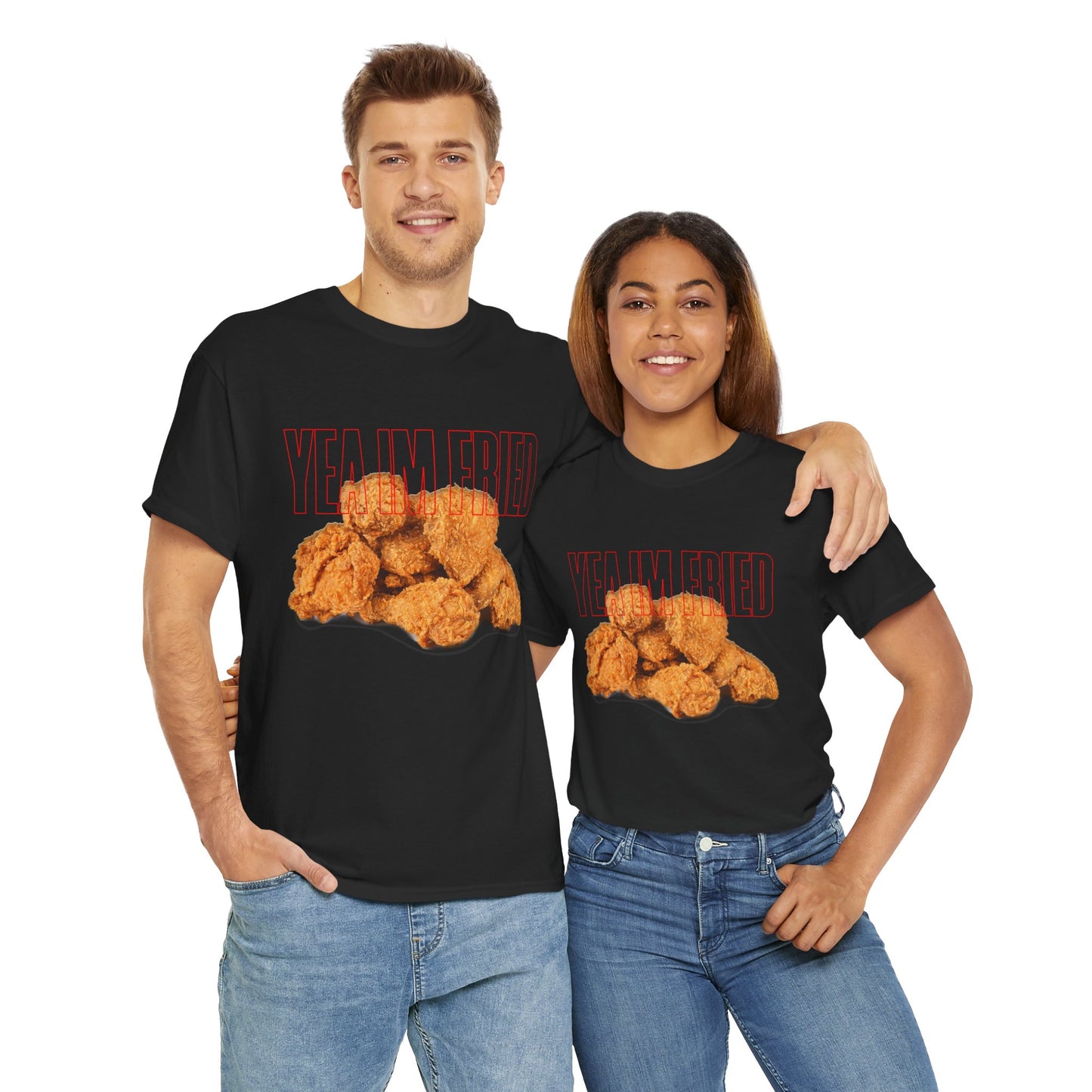 "Yea I'm Fried" Crispy Humor Graphic Tee