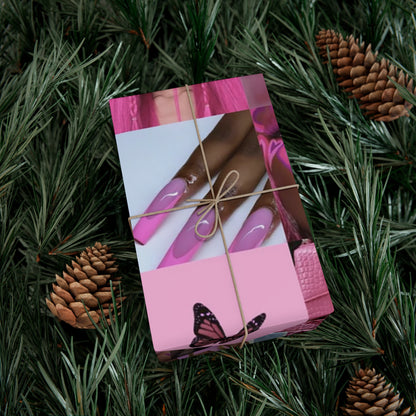 African American Barbie Gift Wrap Papers