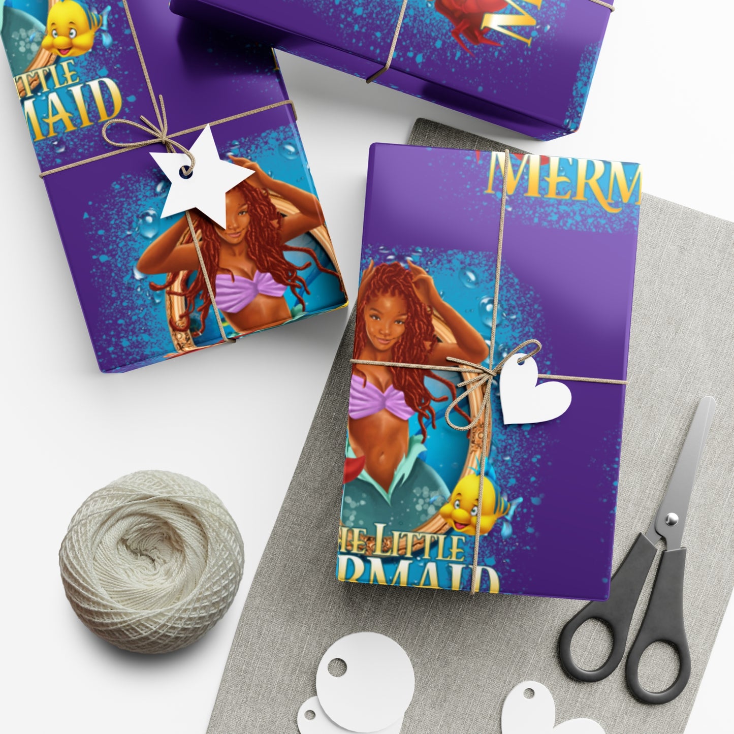 The Little Mermaid Gift Wrap Papers