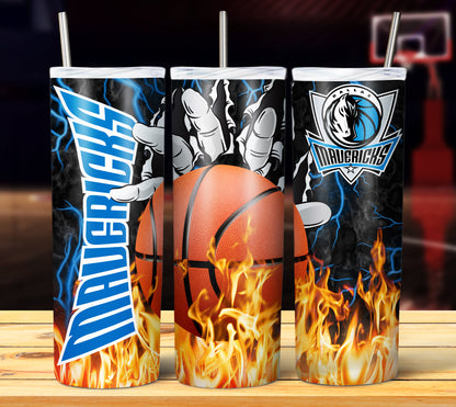 NBA Fire Hands Tumbler Wrap Bundle