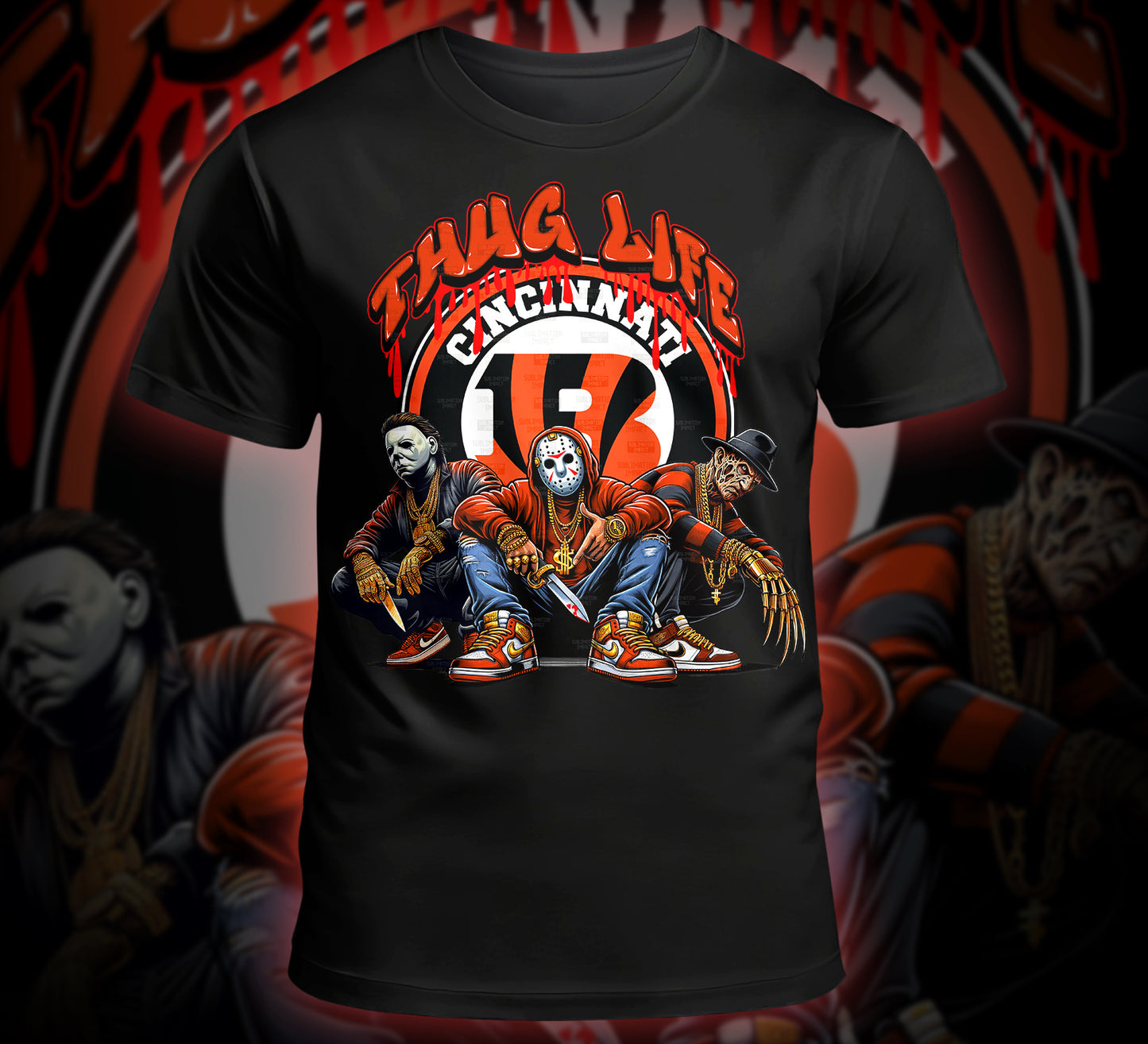 Thug Life Horror Digital Download - NFL Team Edition