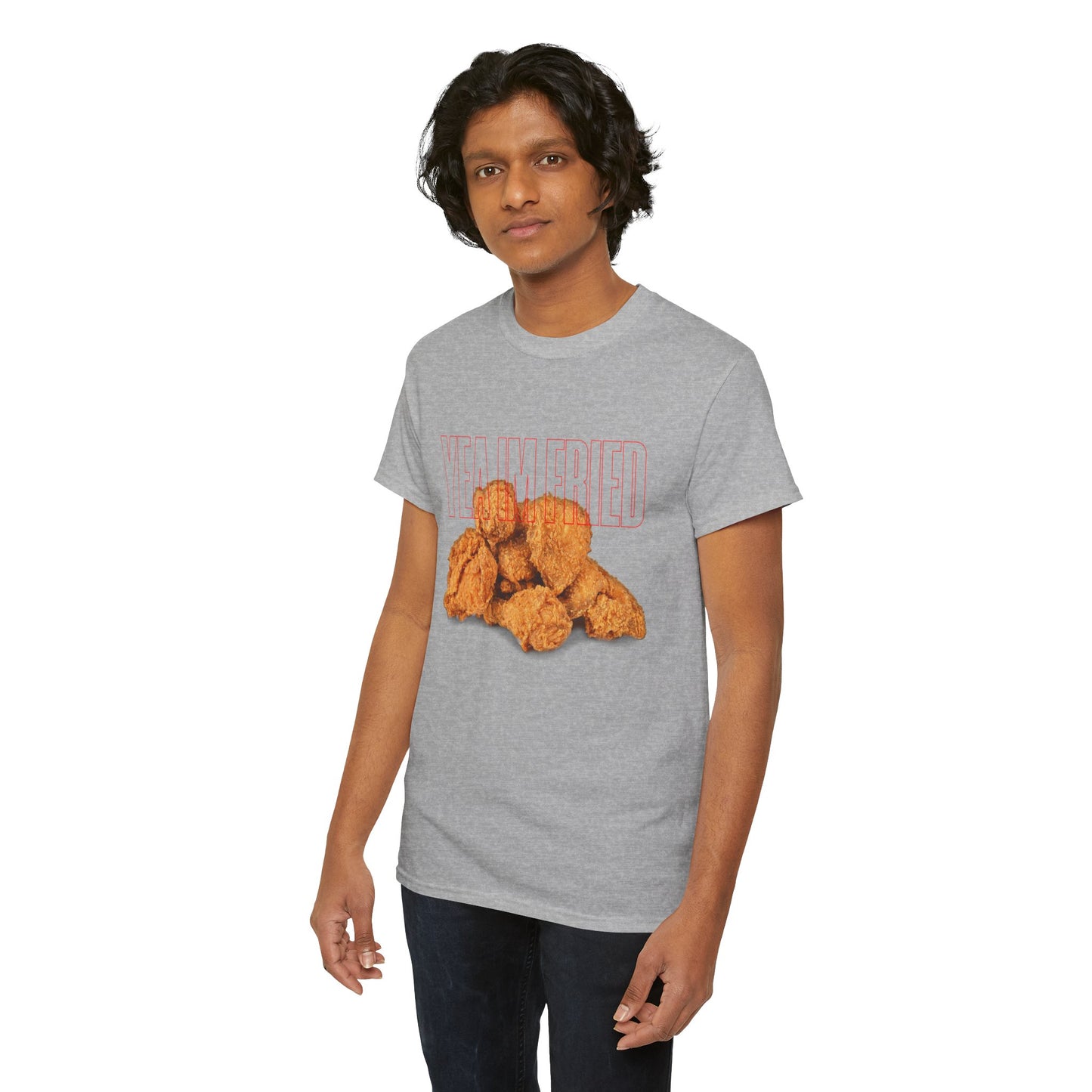 "Yea I'm Fried" Crispy Humor Graphic Tee