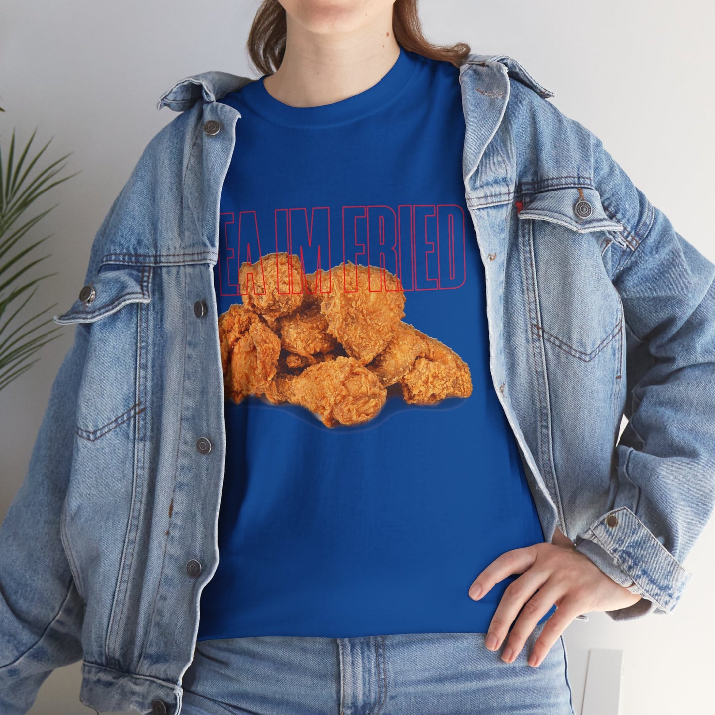 "Yea I'm Fried" Crispy Humor Graphic Tee