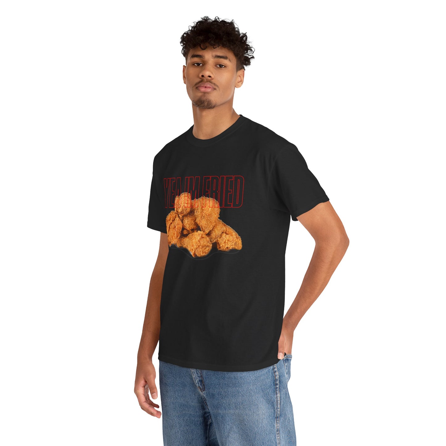 "Yea I'm Fried" Crispy Humor Graphic Tee