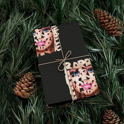 Barb Face Gift Wrap Papers