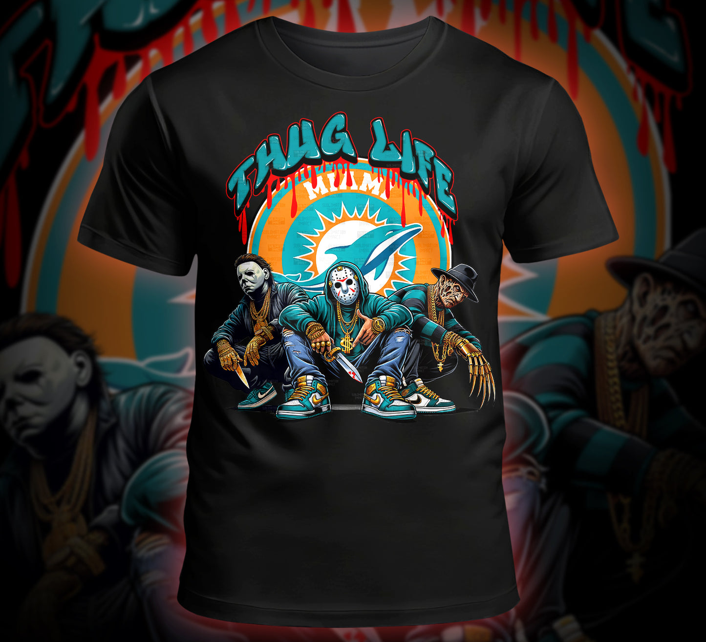 Thug Life Horror Digital Download - NFL Team Edition