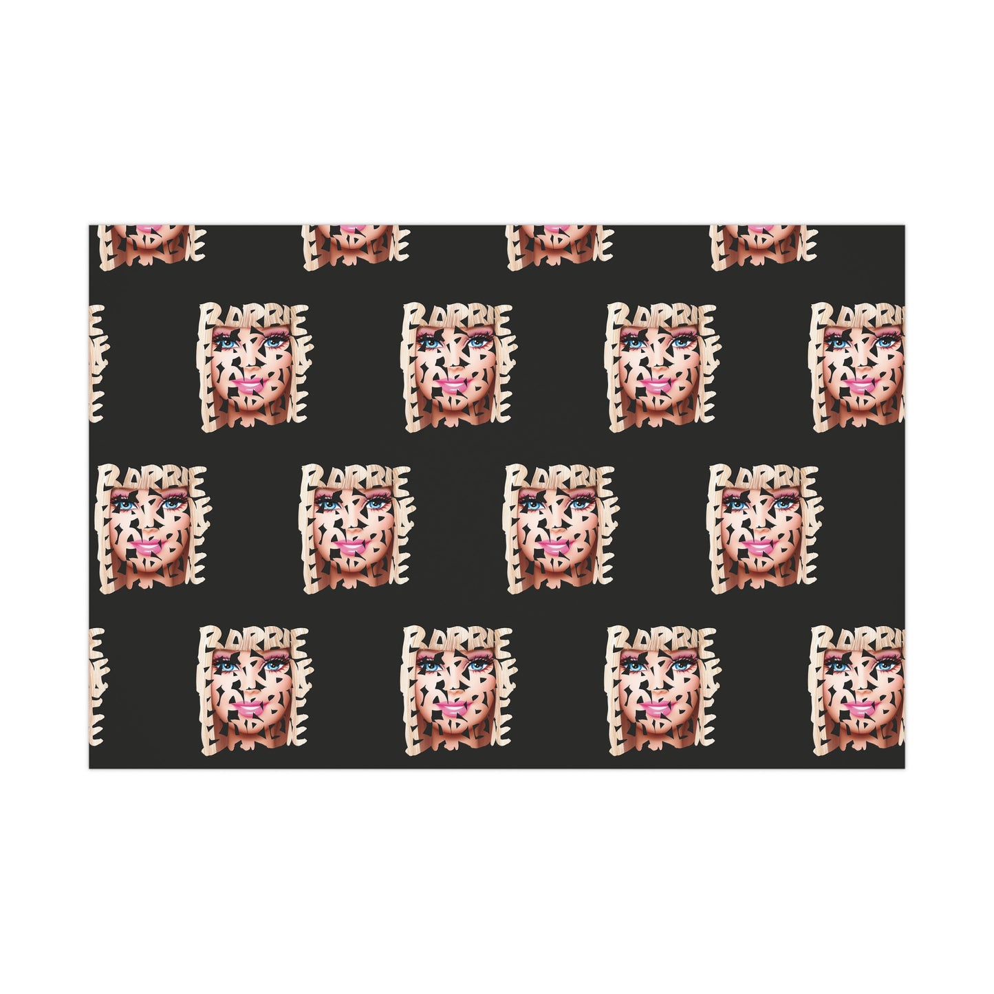 Barb Face Gift Wrap Papers