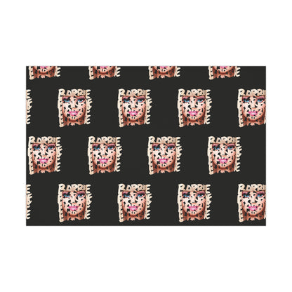 Barb Face Gift Wrap Papers