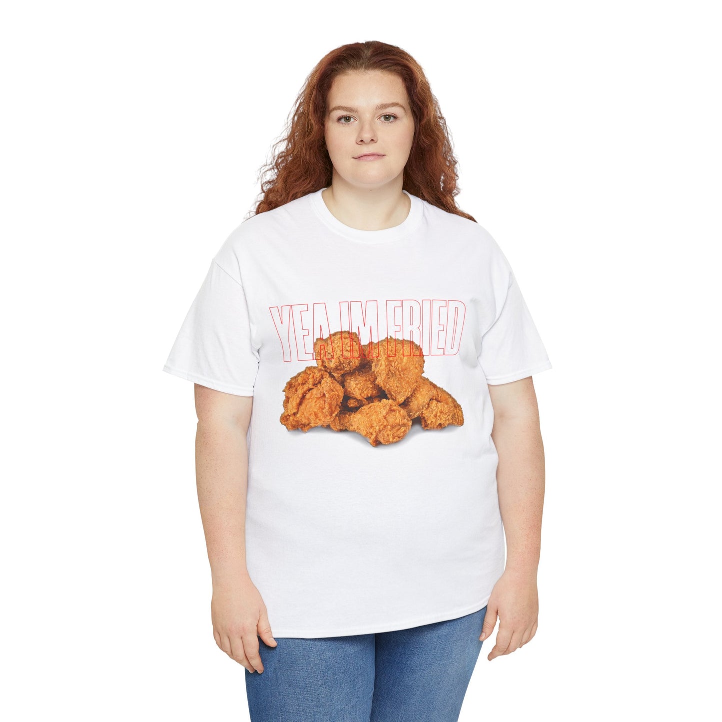 "Yea I'm Fried" Crispy Humor Graphic Tee