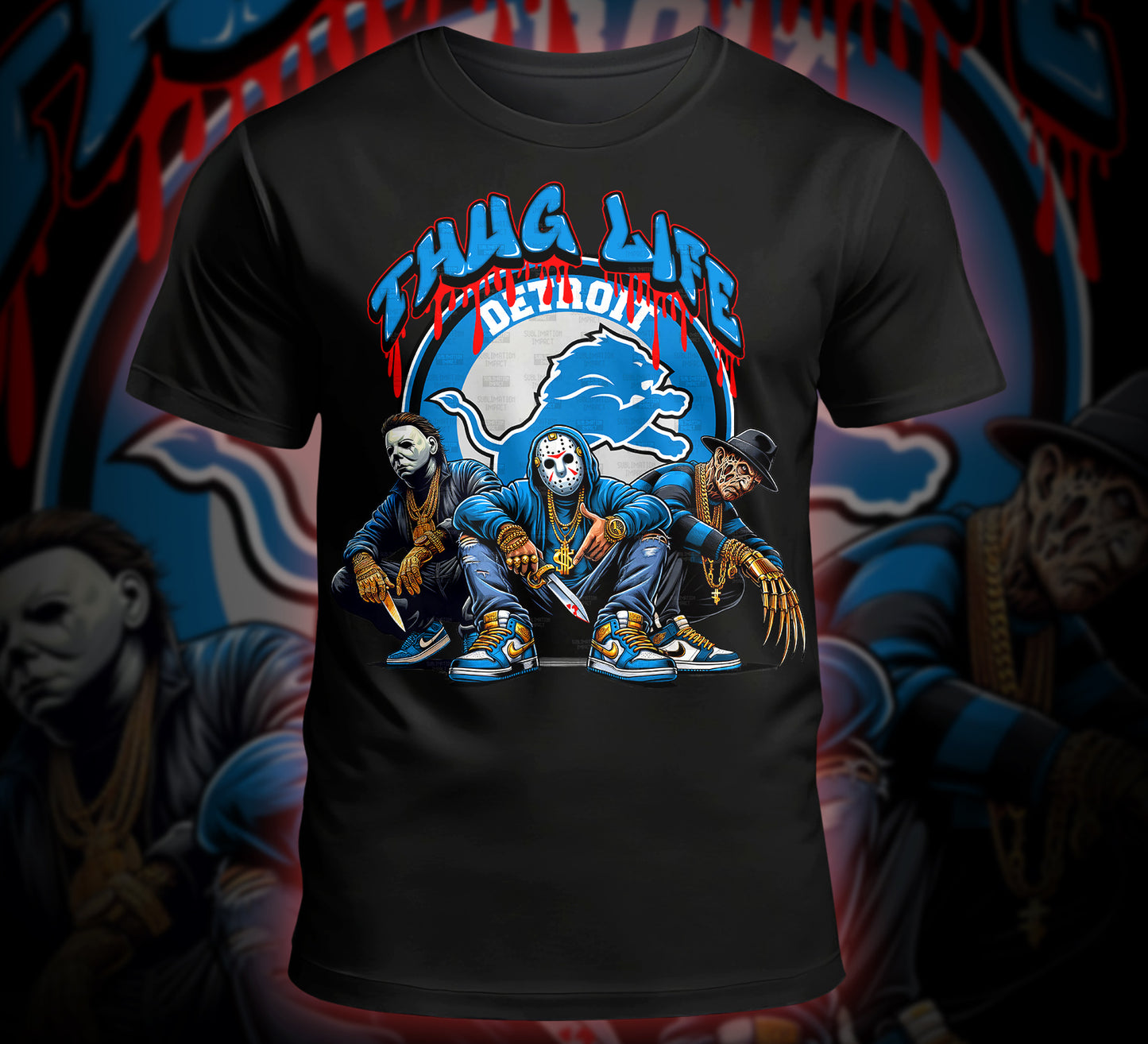 Thug Life Horror Digital Download - NFL Team Edition