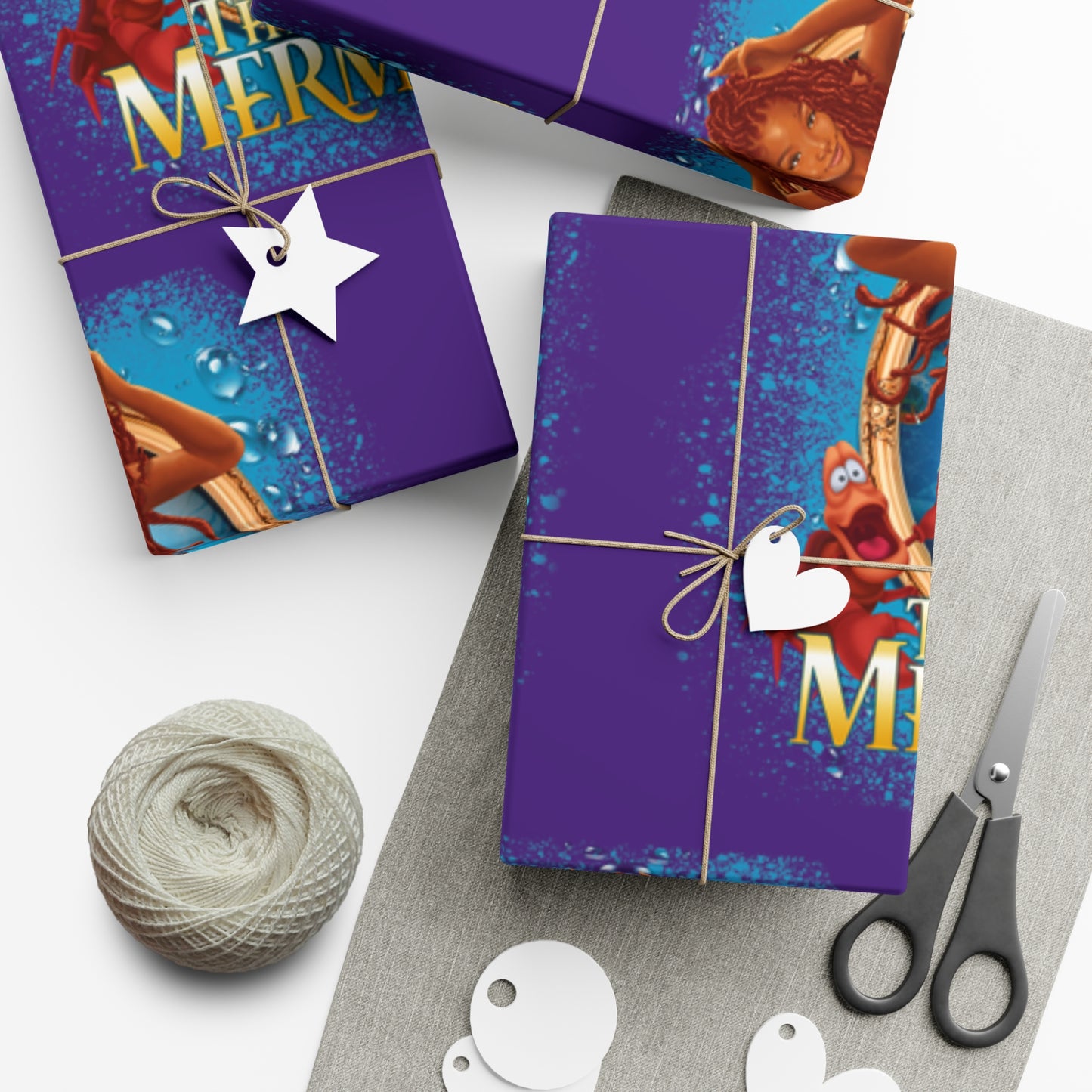 The Little Mermaid Gift Wrap Papers