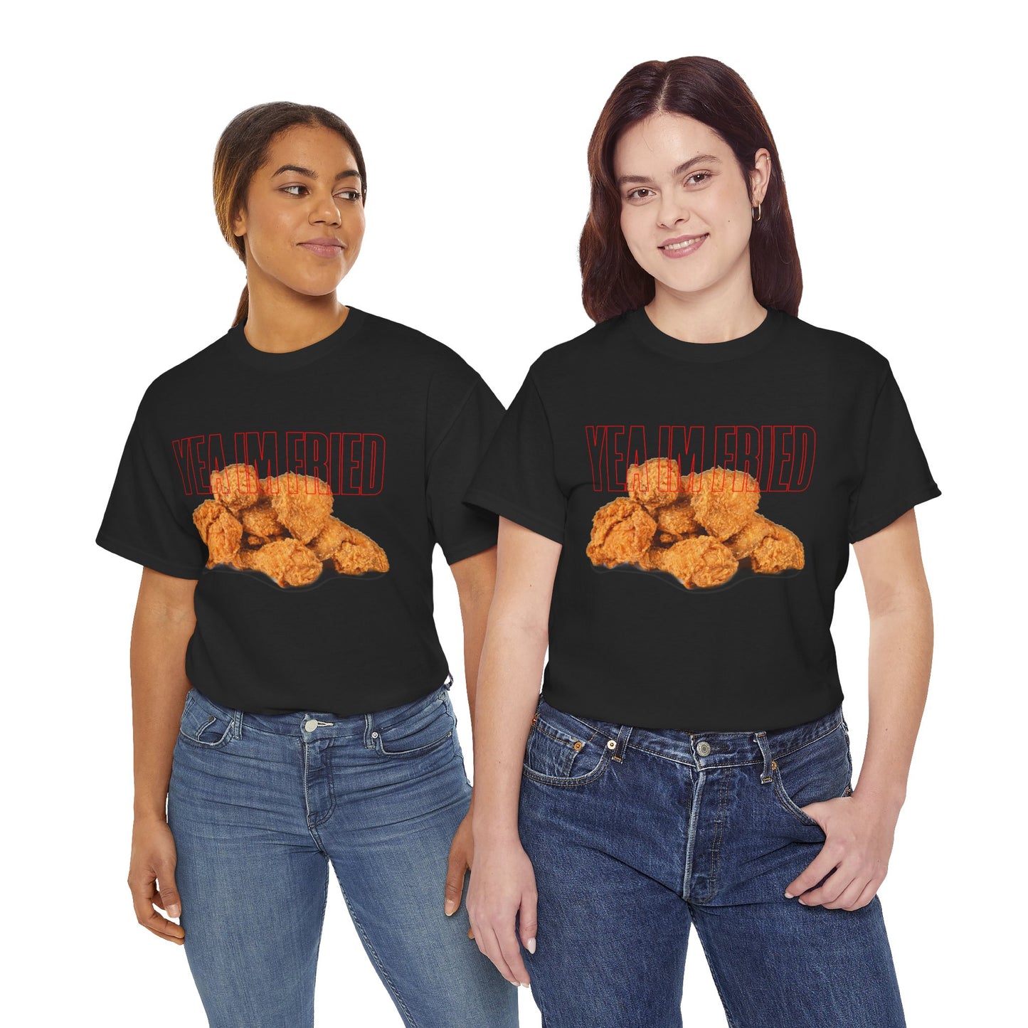 "Yea I'm Fried" Crispy Humor Graphic Tee