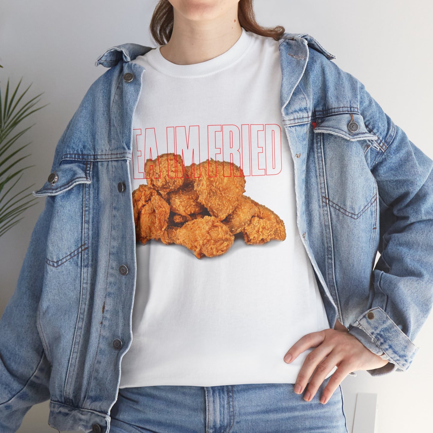 "Yea I'm Fried" Crispy Humor Graphic Tee