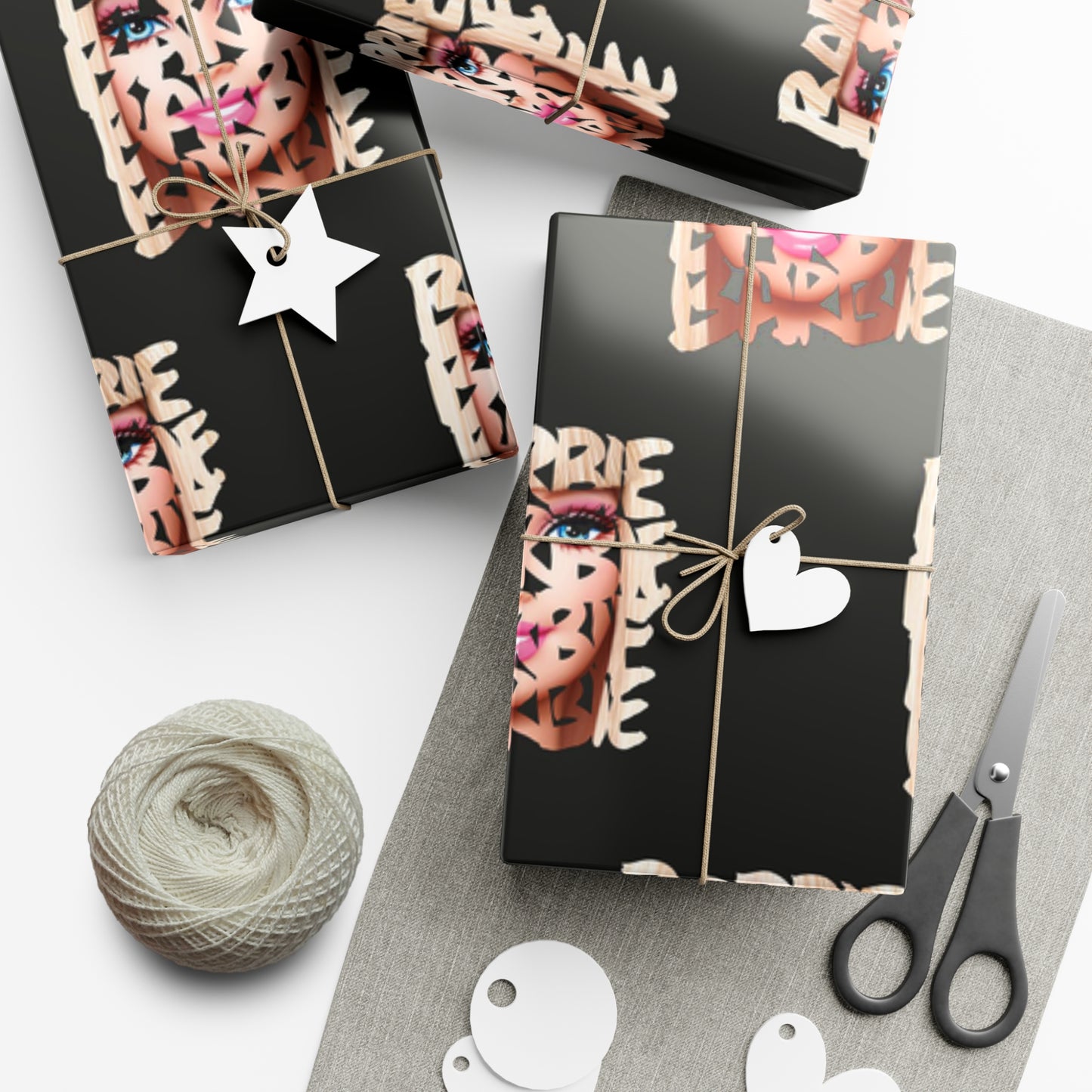Barb Face Gift Wrap Papers