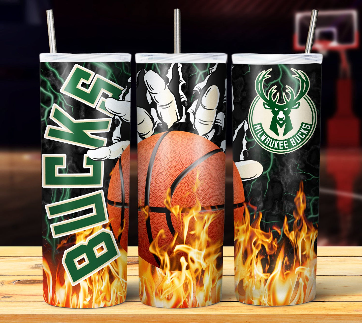 NBA Fire Hands Tumbler Wrap