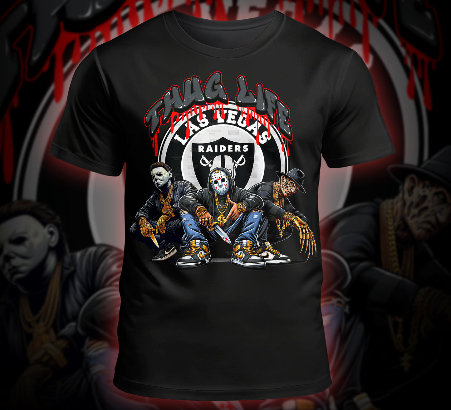 Thug Life Horror Digital Download - NFL Team Edition