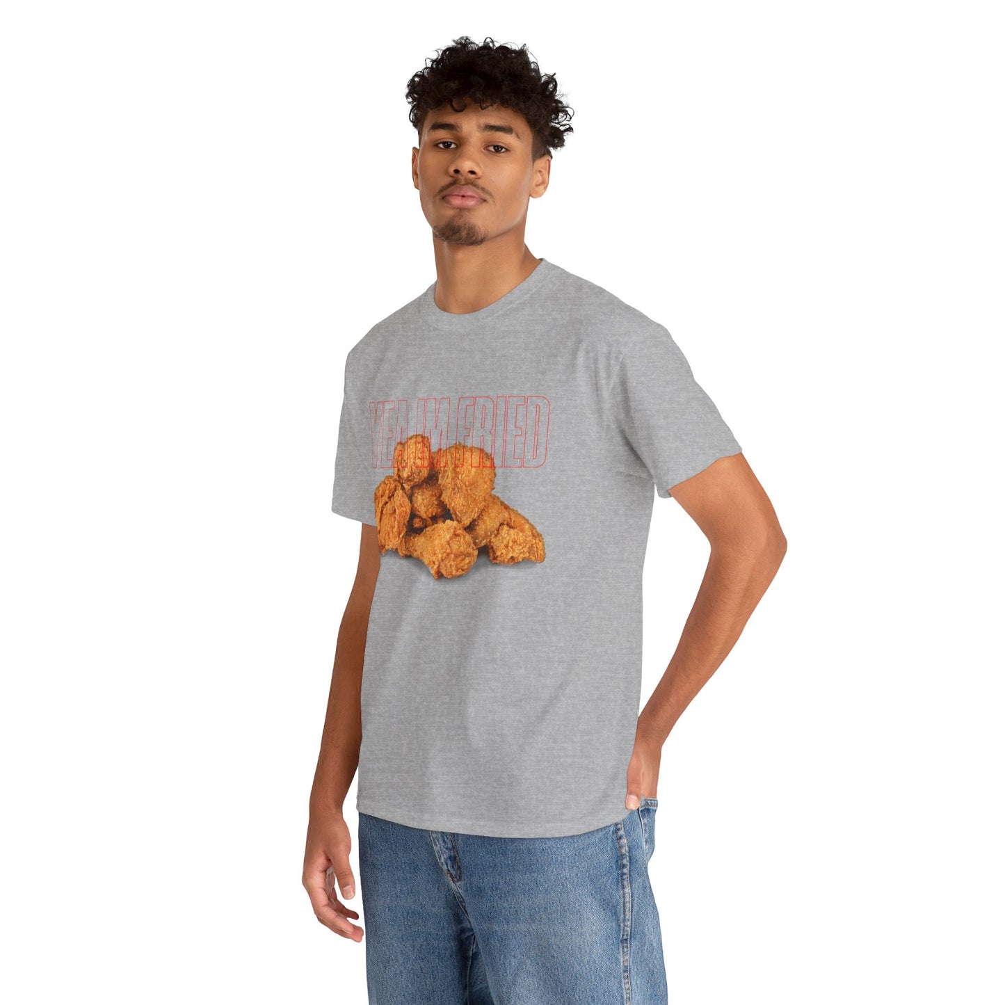 "Yea I'm Fried" Crispy Humor Graphic Tee