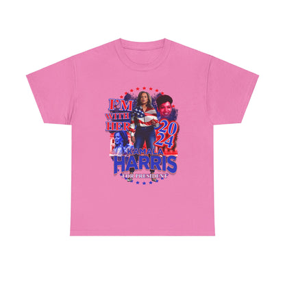 "I'm With Her" Kamala Harris 2024 Presidential Campaign Tee