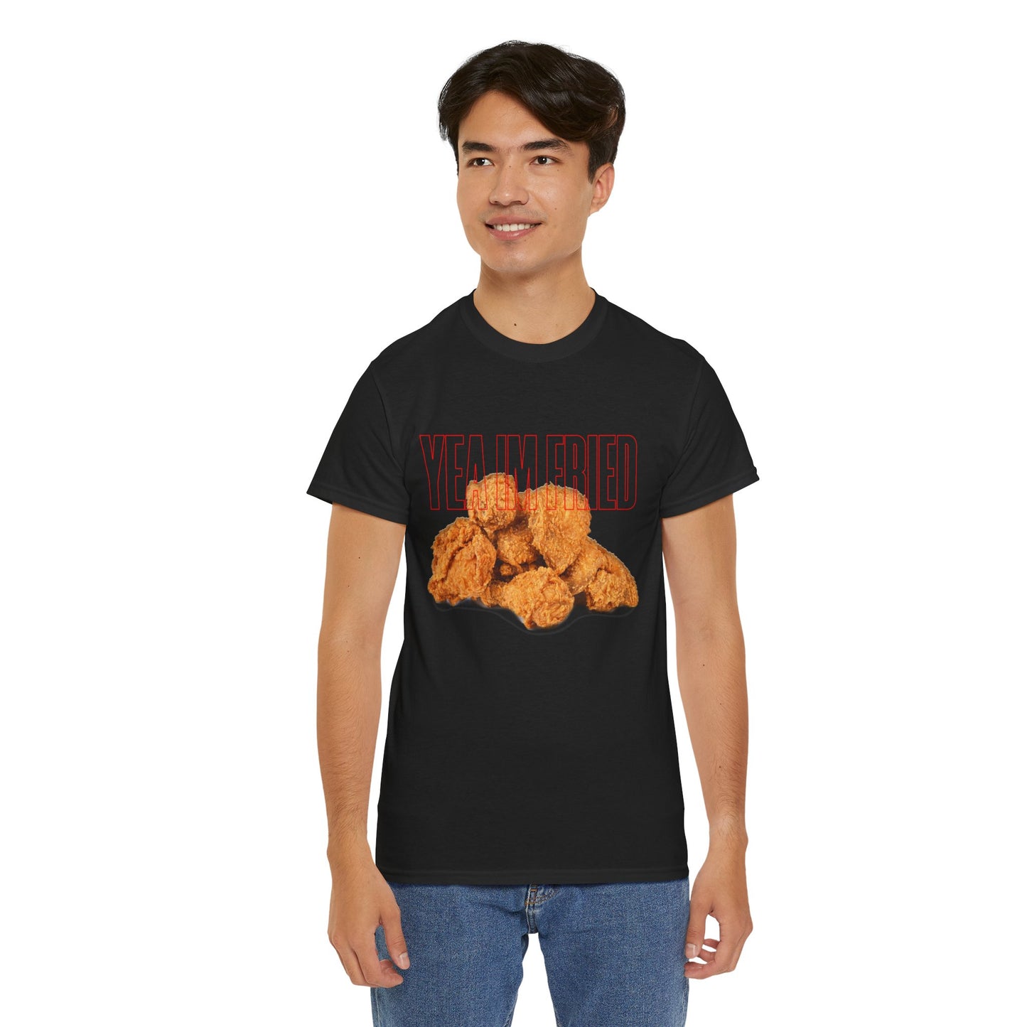 "Yea I'm Fried" Crispy Humor Graphic Tee