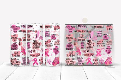 Affirmation UV DTF Tumbler Wrap
